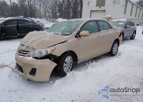 2013 Toyota Corolla Le из США, поврежденный, VIN 2T1BU4EE3DC957629
